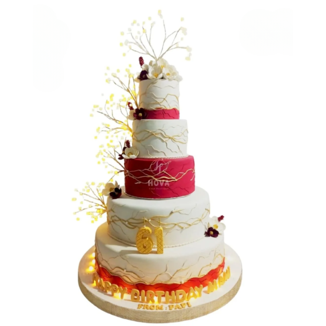Birthday Cake Decoration for Hova Cake